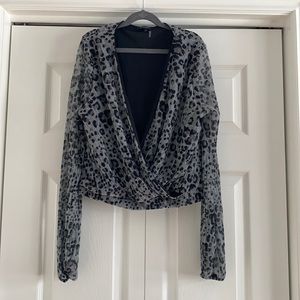 Dynamite Leopard Blouse (Size S)